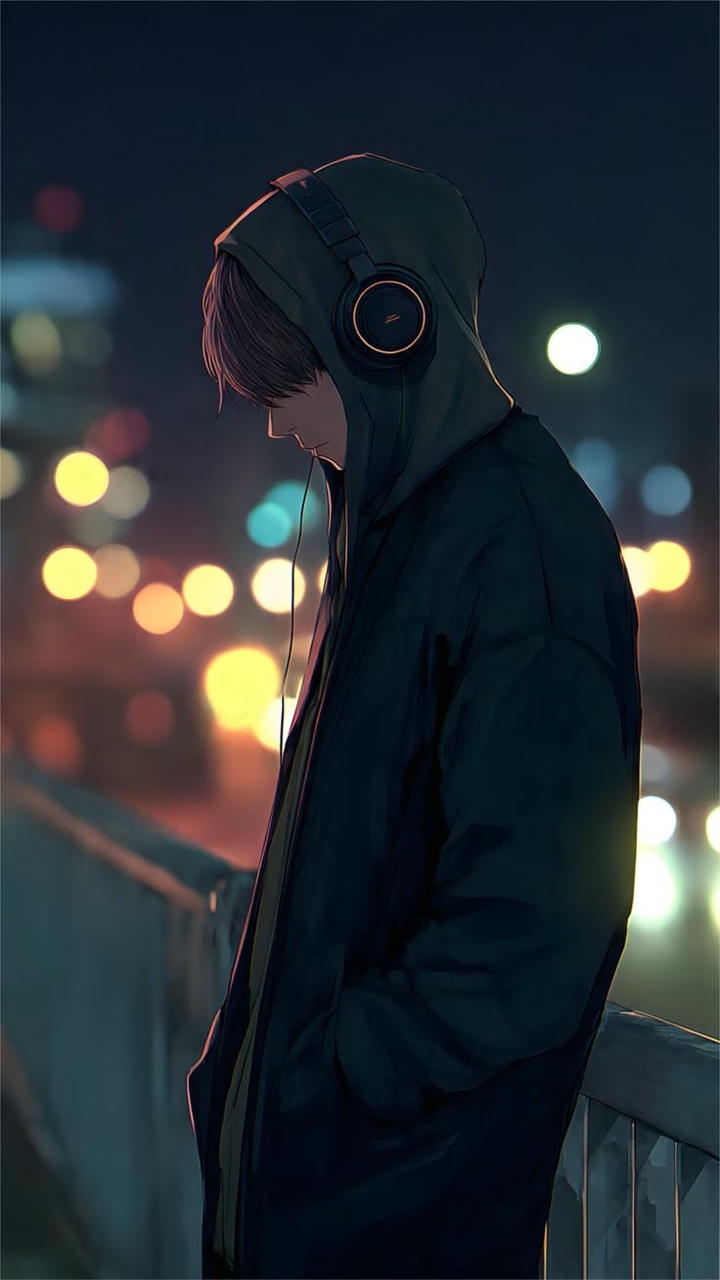 Aesthetic Alone Anime Boy Wallpaper