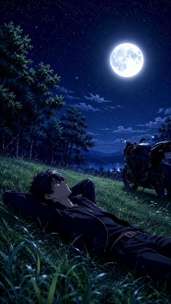 Alone Anime Boy Attitude Wallpaper