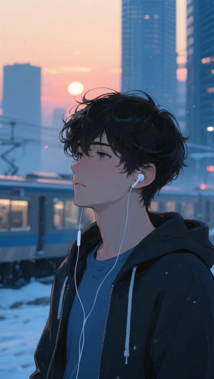 Alone Anime Boy Wallpaper HD