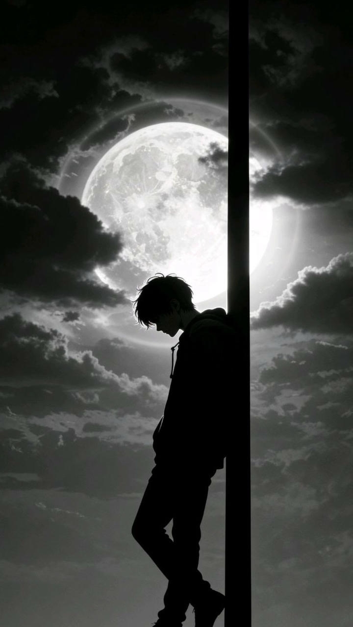 Alone Anime Boy Wallpaper for Mobile