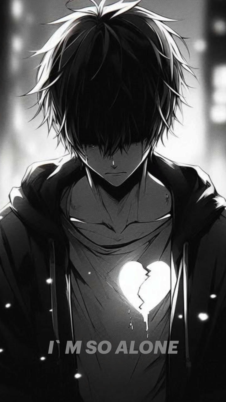 Alone Anime Boy Wallpaper for PC