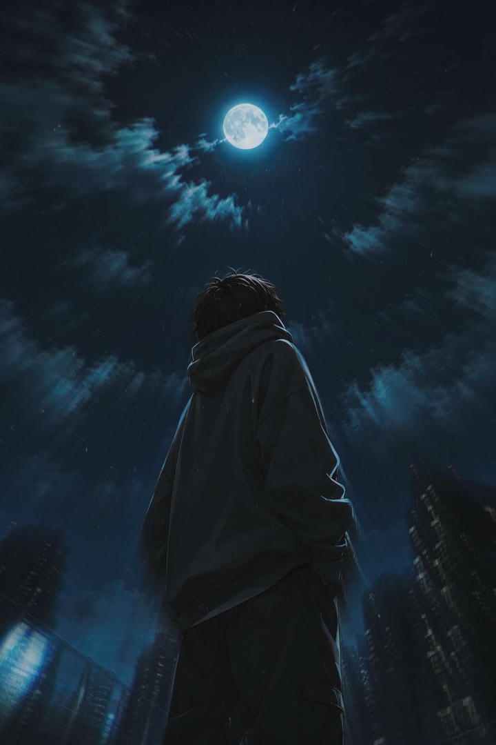 Dark Alone Sad Anime Boy Wallpaper Rain