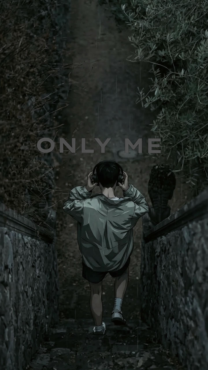 Dark Alone Sad Anime Boy Wallpaper