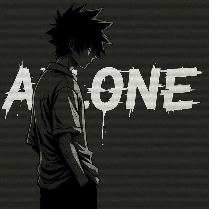 Sad Dark Anime Boy Wallpaper Alone