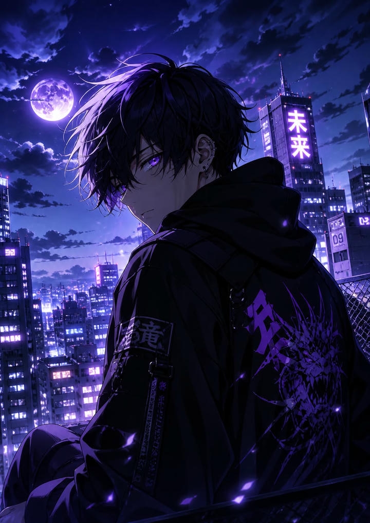 Supreme Killer attitude Anime boy 4k