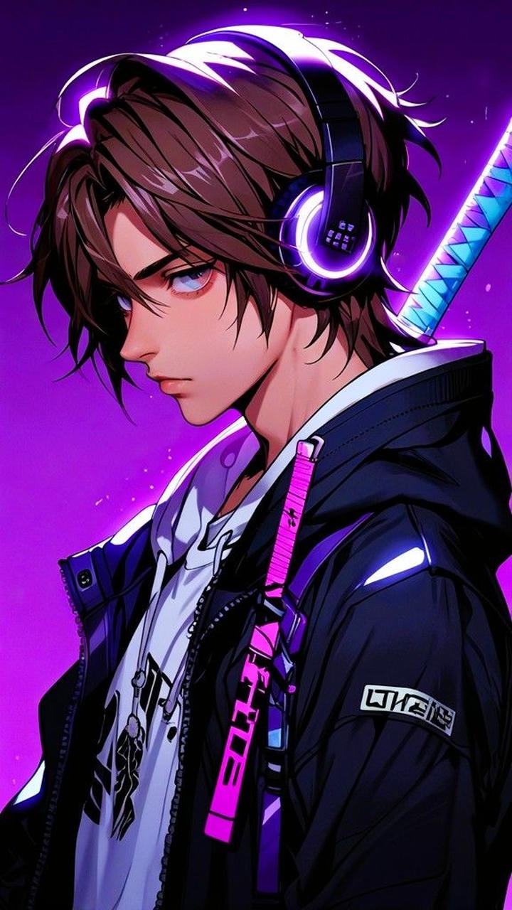gamer anime wallpaper boy 4k