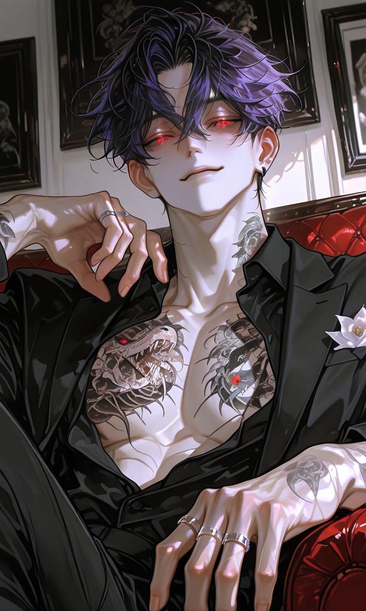 japanese anime boy dark wallpaper 4k